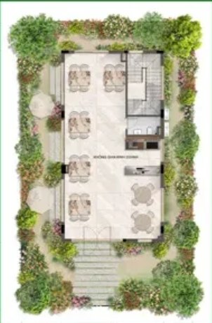 Tầng 1: 97,2m²