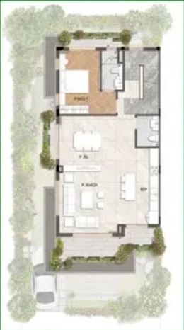 Tầng 2: 106,9m²