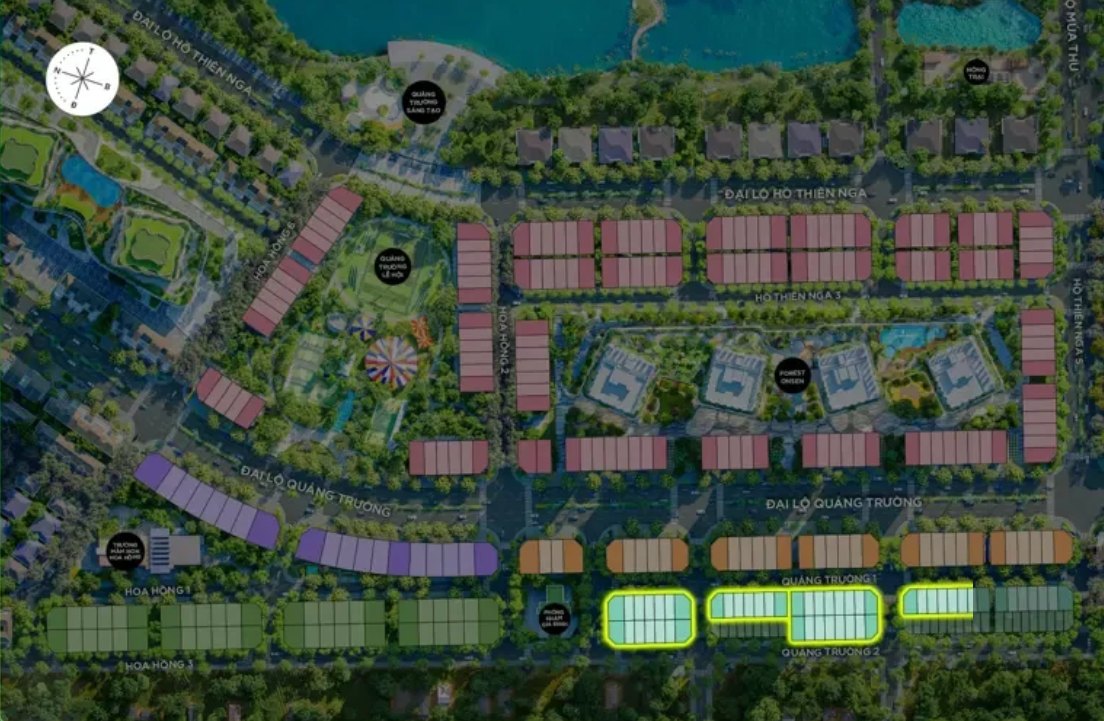 Nhà phố vườn · 52 căn